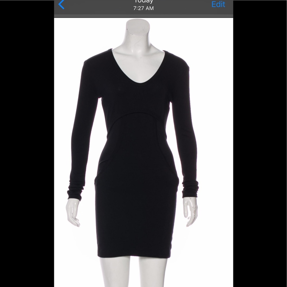 Alexander Wang black mini dress